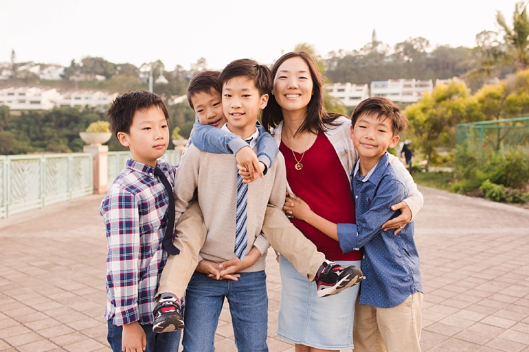 Central Park in Discovery Bay Hong Kong, Winter Family Photos by Mai Fotography